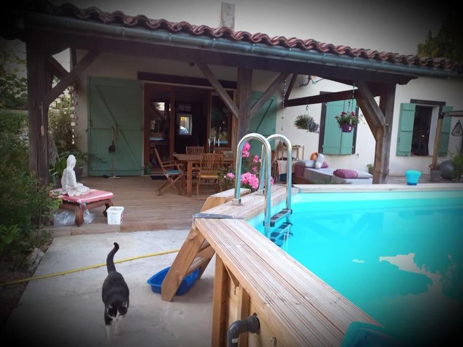 Maison Avec Piscine Proche Des Thermes Mauleon-D'armagnac Exterior photo